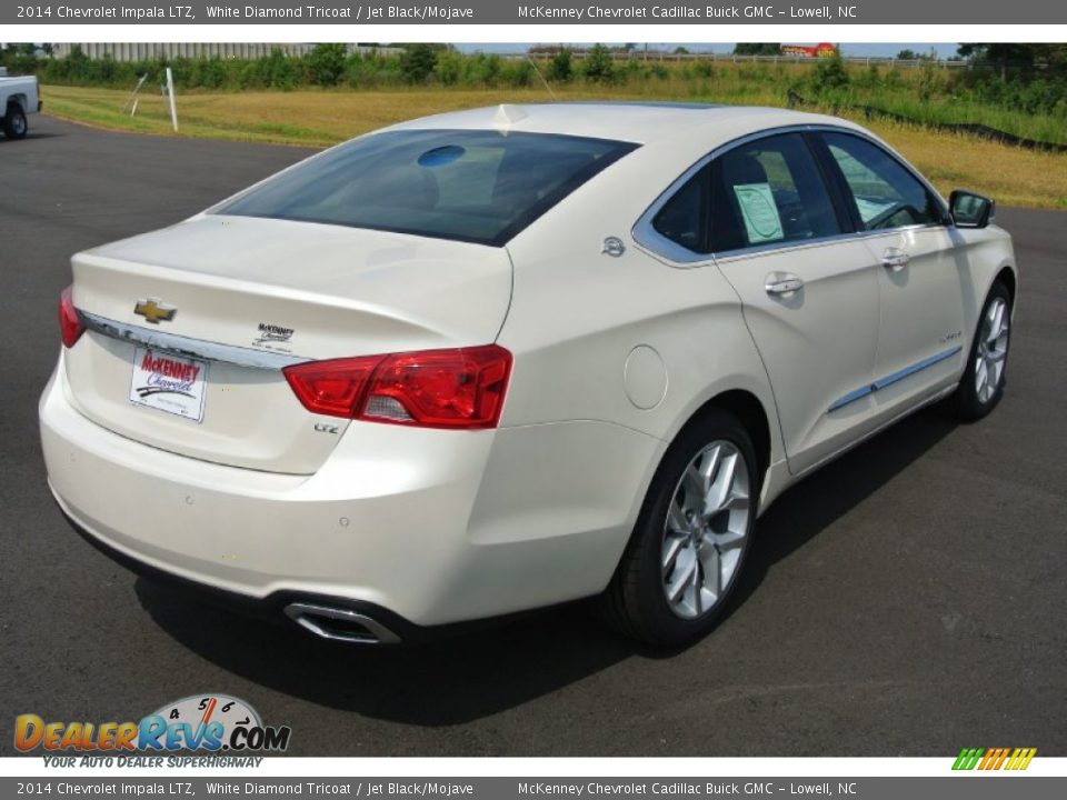 2014 Chevrolet Impala LTZ White Diamond Tricoat / Jet Black/Mojave Photo #5