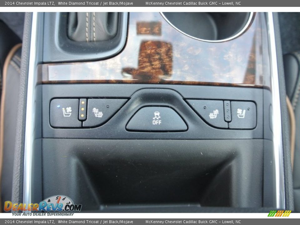 2014 Chevrolet Impala LTZ White Diamond Tricoat / Jet Black/Mojave Photo #12