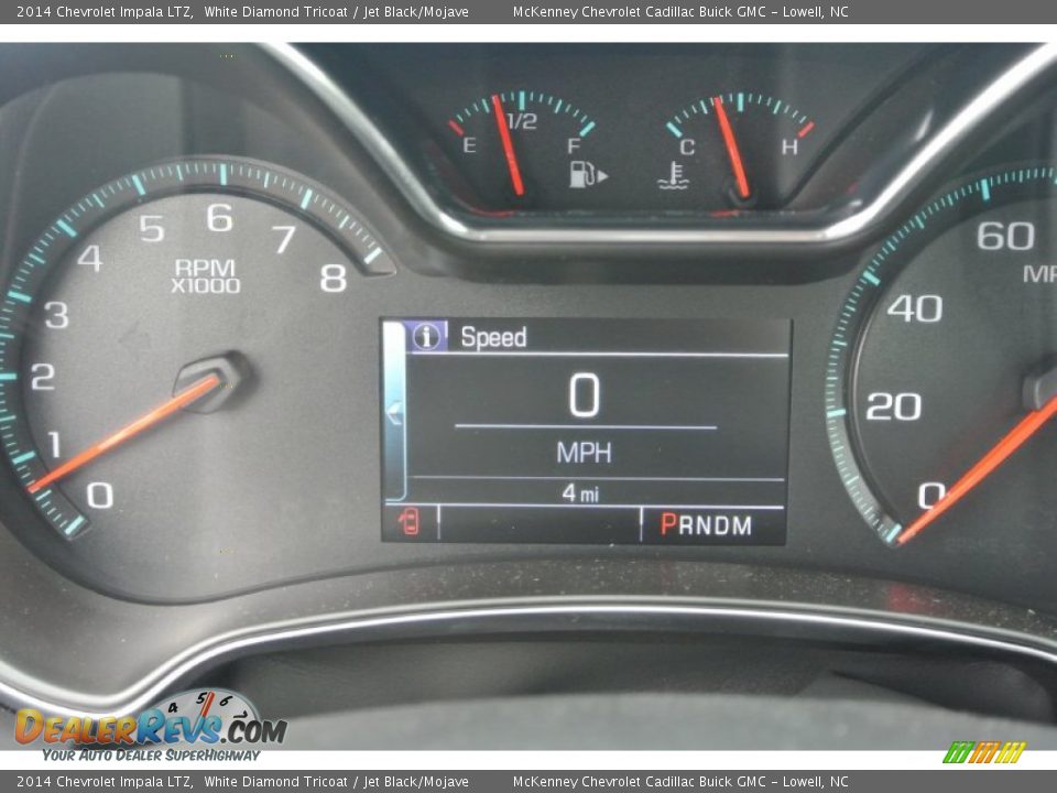 2014 Chevrolet Impala LTZ White Diamond Tricoat / Jet Black/Mojave Photo #17