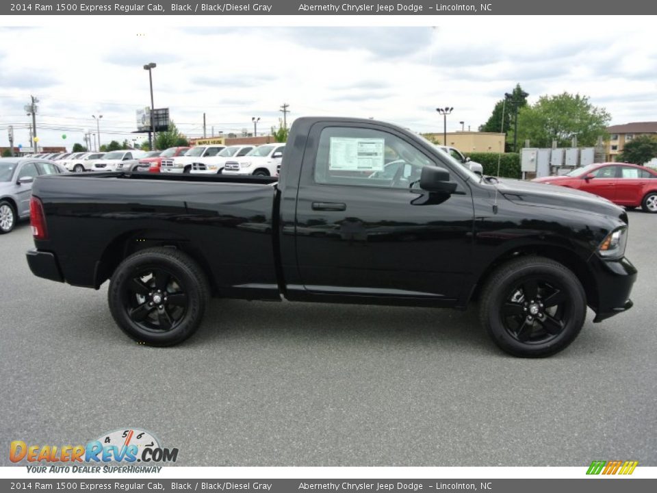 Black 2014 Ram 1500 Express Regular Cab Photo #3