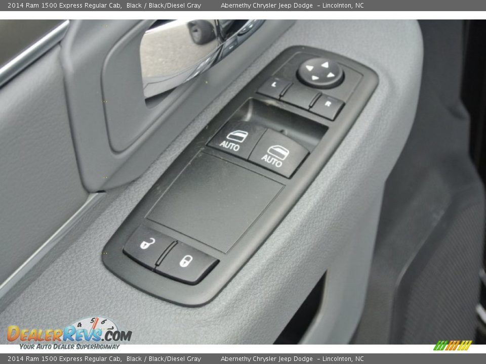 2014 Ram 1500 Express Regular Cab Black / Black/Diesel Gray Photo #9