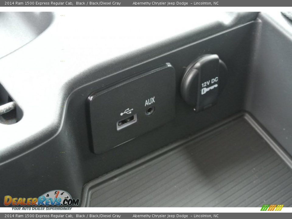 2014 Ram 1500 Express Regular Cab Black / Black/Diesel Gray Photo #10