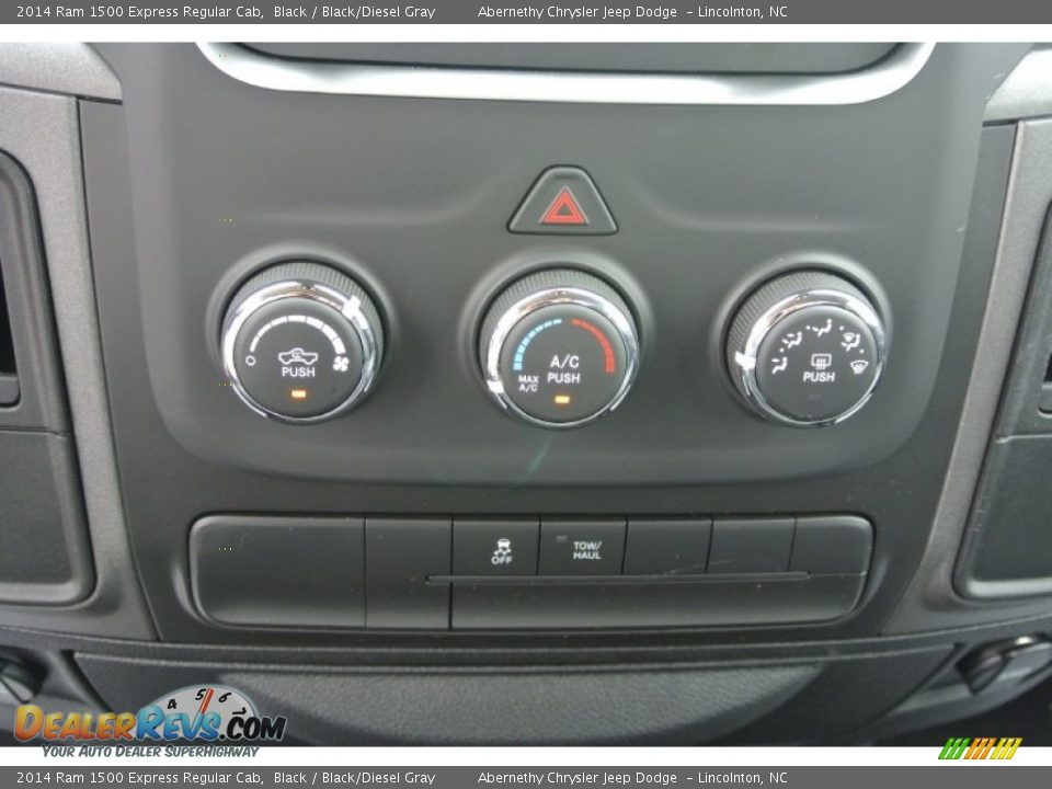 2014 Ram 1500 Express Regular Cab Black / Black/Diesel Gray Photo #11