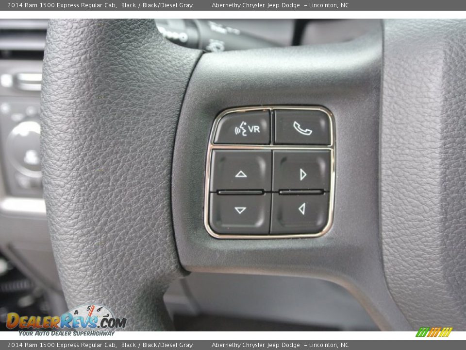 2014 Ram 1500 Express Regular Cab Black / Black/Diesel Gray Photo #14