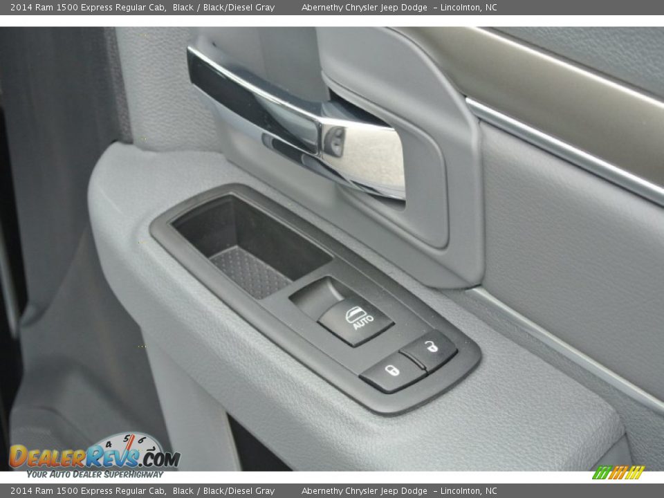 2014 Ram 1500 Express Regular Cab Black / Black/Diesel Gray Photo #19