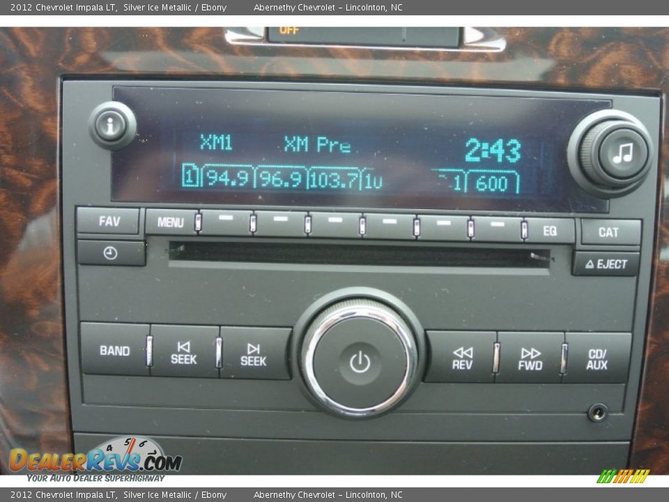 2012 Chevrolet Impala LT Silver Ice Metallic / Ebony Photo #14