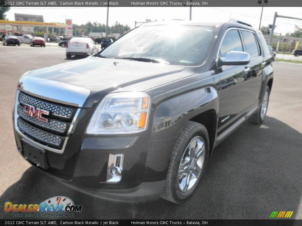 2012 GMC Terrain SLT AWD Carbon Black Metallic / Jet Black Photo #3