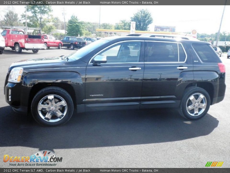 2012 GMC Terrain SLT AWD Carbon Black Metallic / Jet Black Photo #4