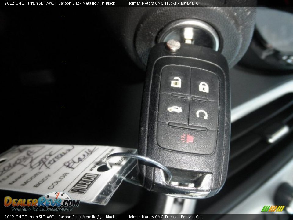 2012 GMC Terrain SLT AWD Carbon Black Metallic / Jet Black Photo #13