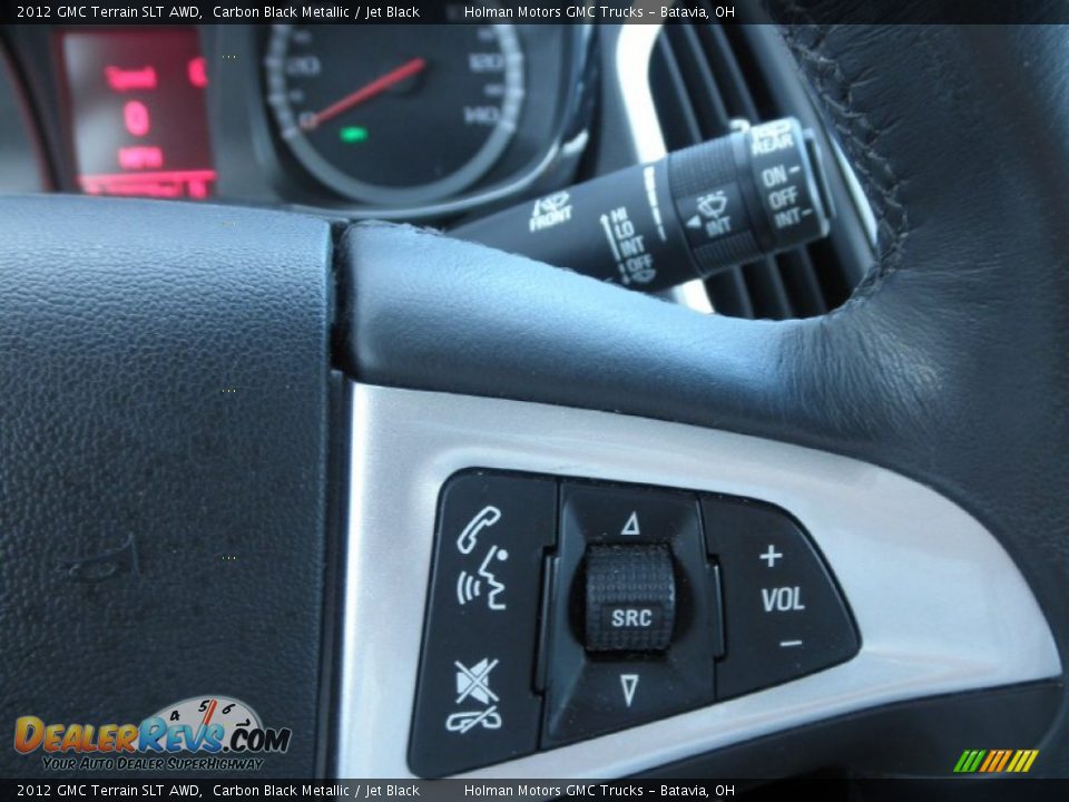 2012 GMC Terrain SLT AWD Carbon Black Metallic / Jet Black Photo #14
