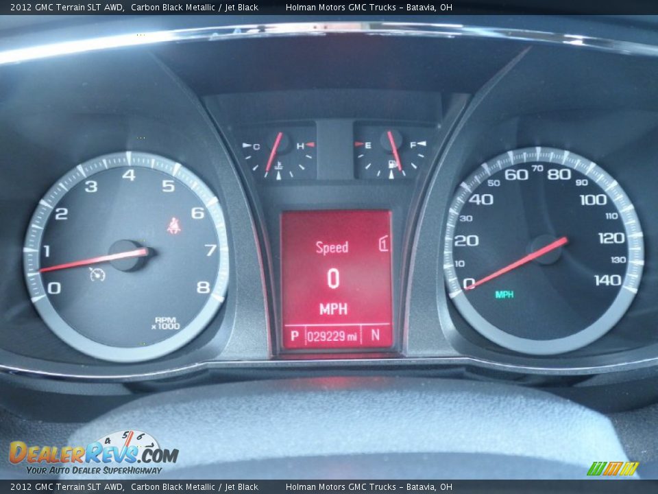 2012 GMC Terrain SLT AWD Carbon Black Metallic / Jet Black Photo #16