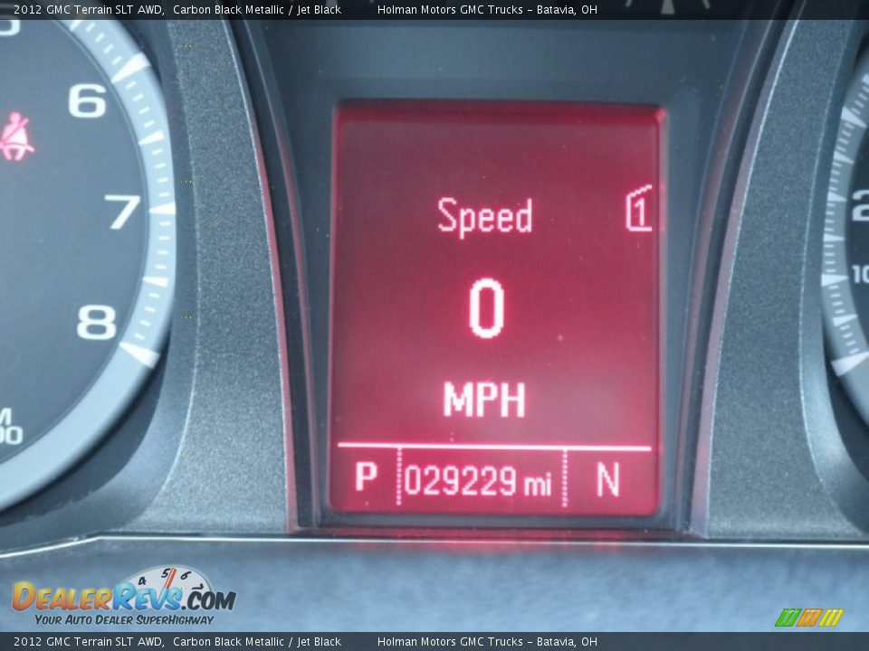 2012 GMC Terrain SLT AWD Carbon Black Metallic / Jet Black Photo #17