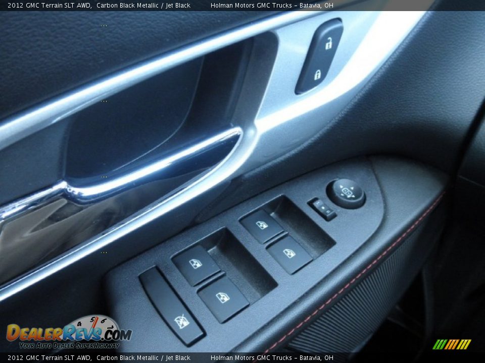 2012 GMC Terrain SLT AWD Carbon Black Metallic / Jet Black Photo #18