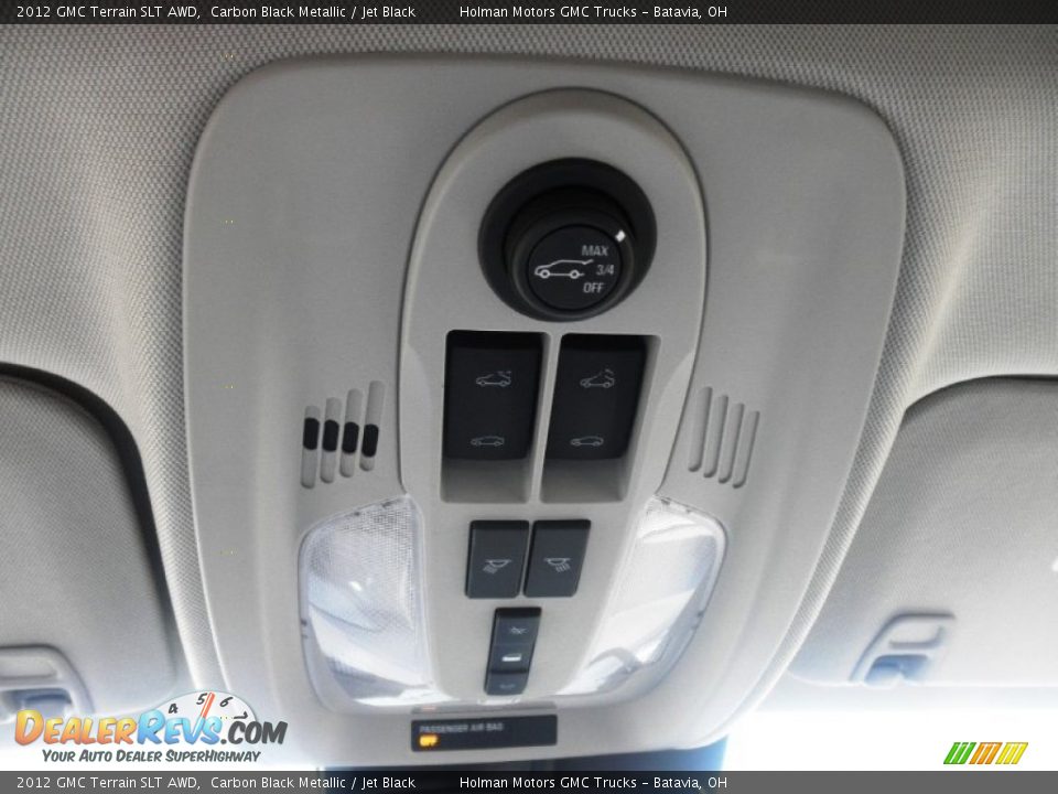 2012 GMC Terrain SLT AWD Carbon Black Metallic / Jet Black Photo #20