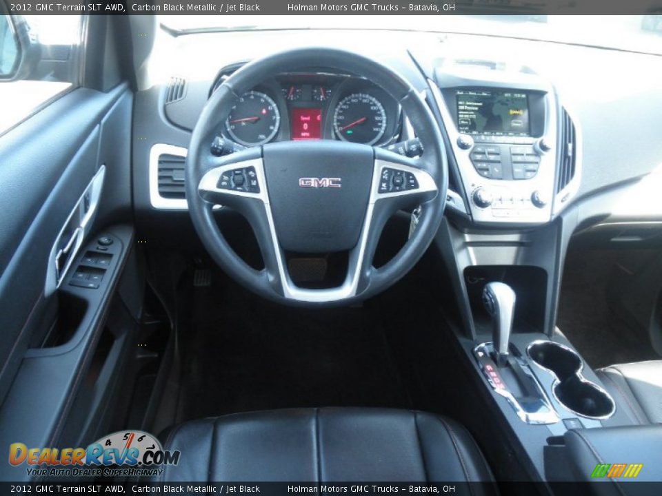 2012 GMC Terrain SLT AWD Carbon Black Metallic / Jet Black Photo #22