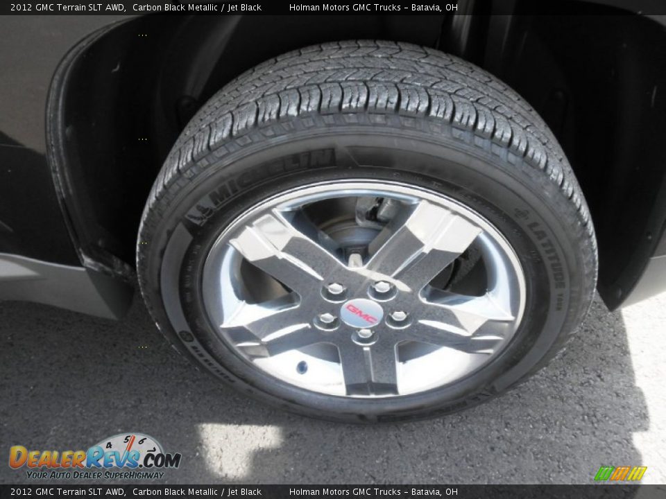 2012 GMC Terrain SLT AWD Carbon Black Metallic / Jet Black Photo #24