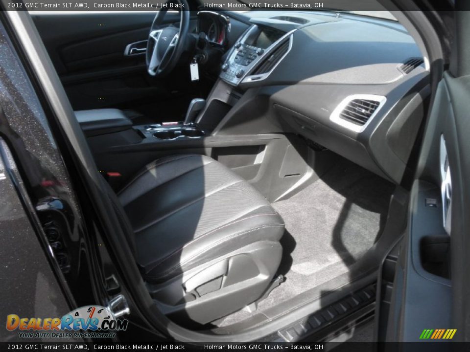 2012 GMC Terrain SLT AWD Carbon Black Metallic / Jet Black Photo #32
