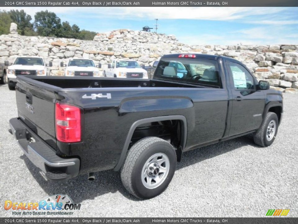 2014 GMC Sierra 1500 Regular Cab 4x4 Onyx Black / Jet Black/Dark Ash Photo #20