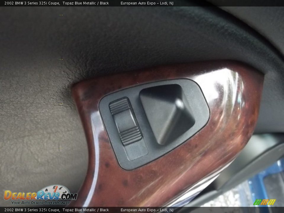 2002 BMW 3 Series 325i Coupe Topaz Blue Metallic / Black Photo #9