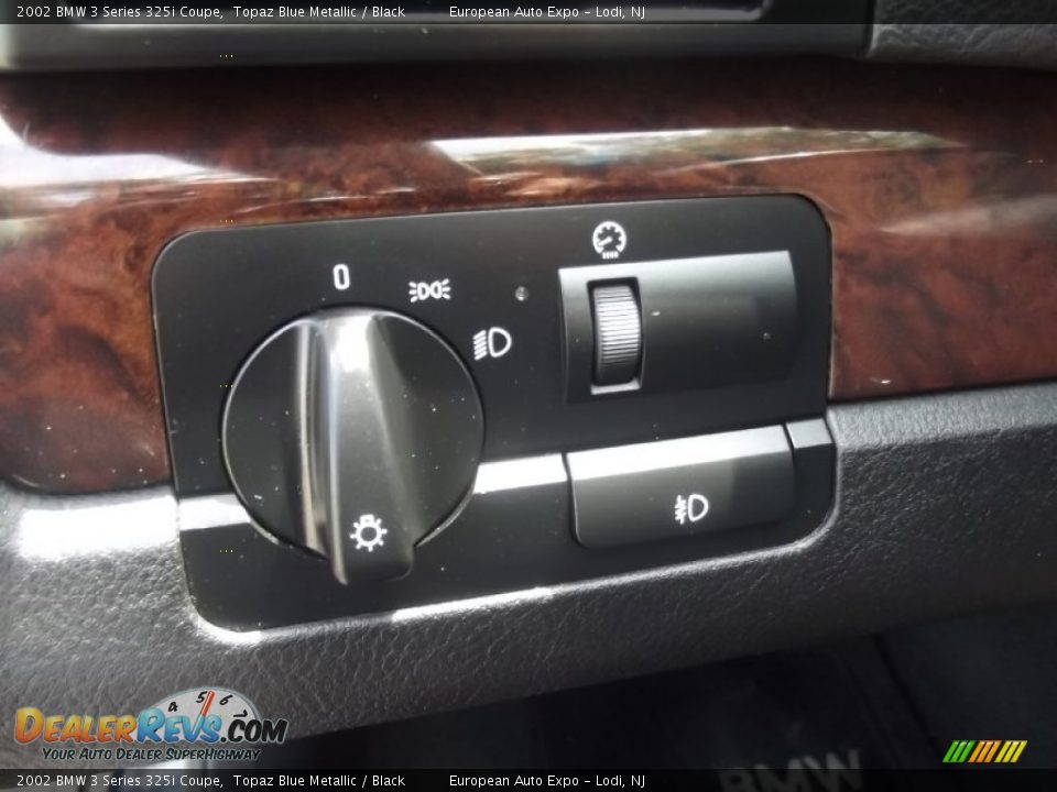 2002 BMW 3 Series 325i Coupe Topaz Blue Metallic / Black Photo #11
