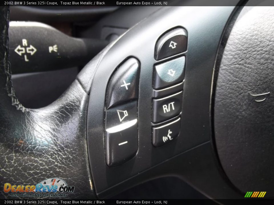 2002 BMW 3 Series 325i Coupe Topaz Blue Metallic / Black Photo #12
