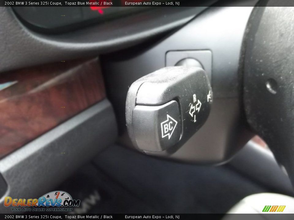 2002 BMW 3 Series 325i Coupe Topaz Blue Metallic / Black Photo #14