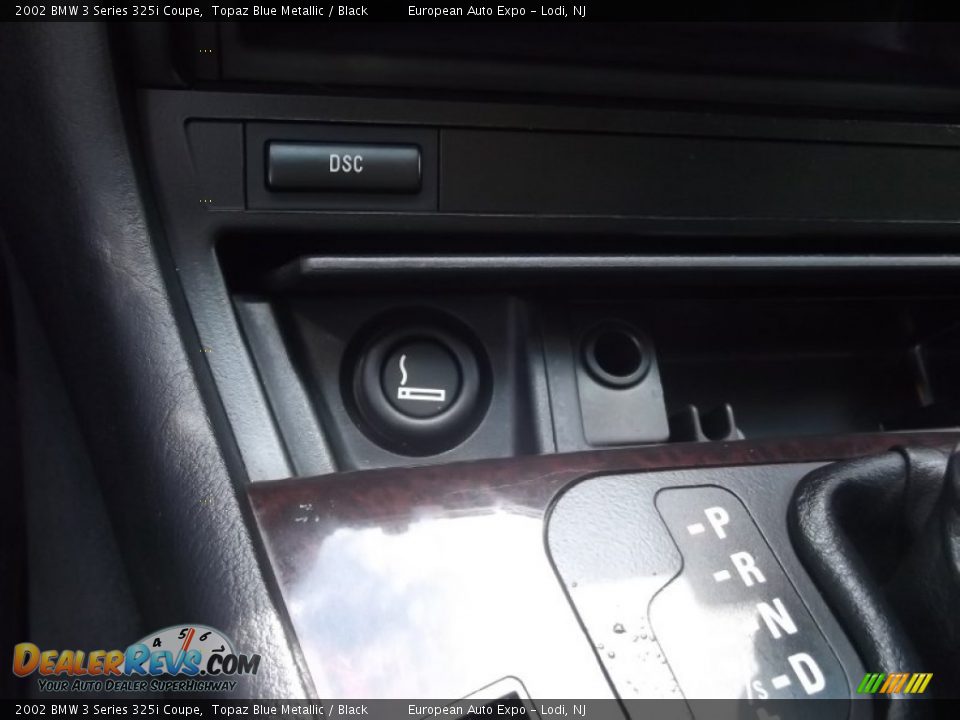 2002 BMW 3 Series 325i Coupe Topaz Blue Metallic / Black Photo #21
