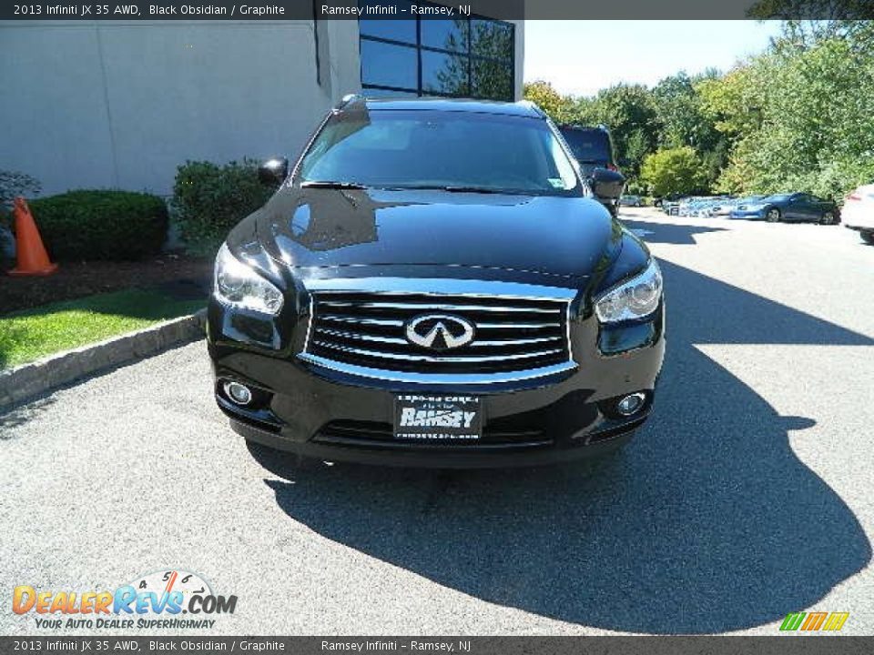 2013 Infiniti JX 35 AWD Black Obsidian / Graphite Photo #2