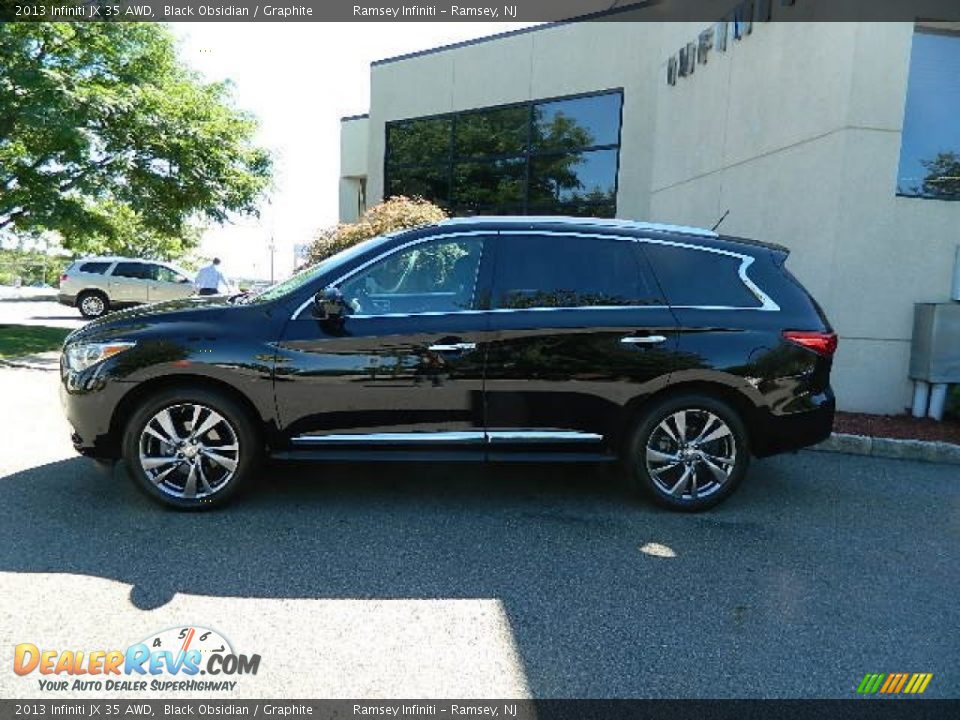 2013 Infiniti JX 35 AWD Black Obsidian / Graphite Photo #4