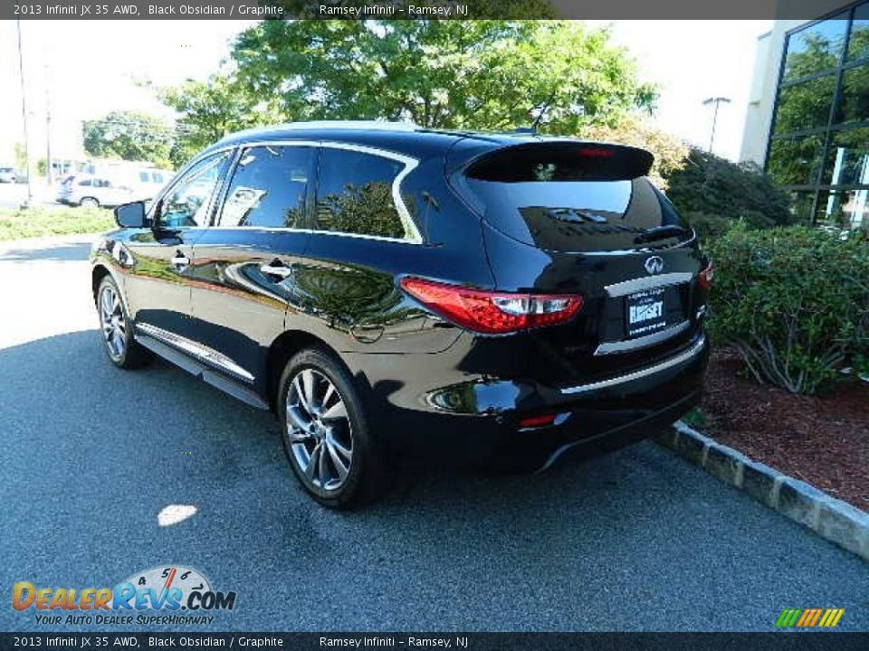 2013 Infiniti JX 35 AWD Black Obsidian / Graphite Photo #5