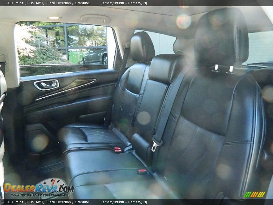 2013 Infiniti JX 35 AWD Black Obsidian / Graphite Photo #9