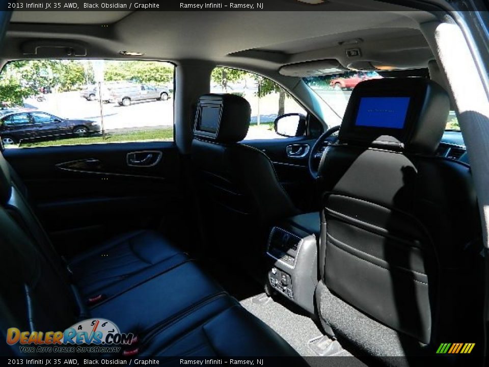 2013 Infiniti JX 35 AWD Black Obsidian / Graphite Photo #10