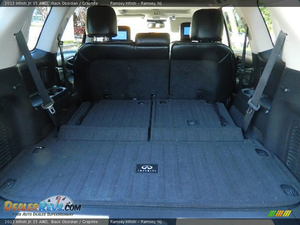 2013 Infiniti JX 35 AWD Black Obsidian / Graphite Photo #12