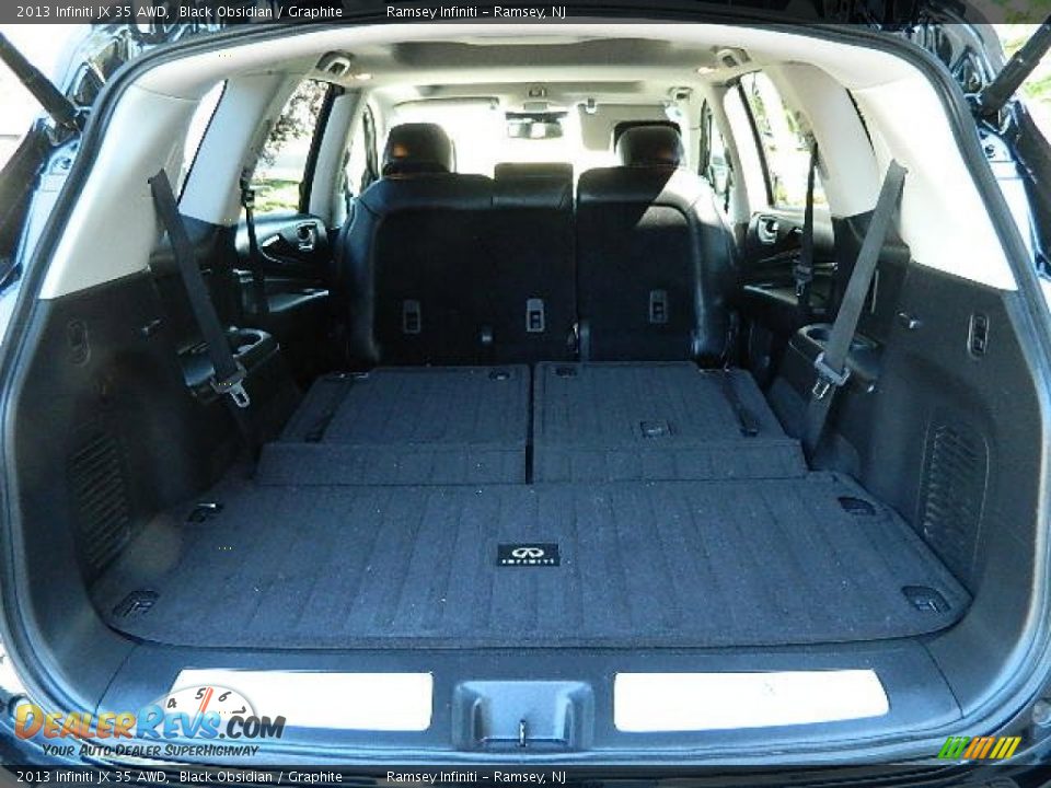 2013 Infiniti JX 35 AWD Black Obsidian / Graphite Photo #13
