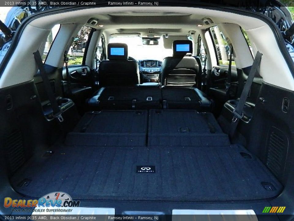 2013 Infiniti JX 35 AWD Black Obsidian / Graphite Photo #16
