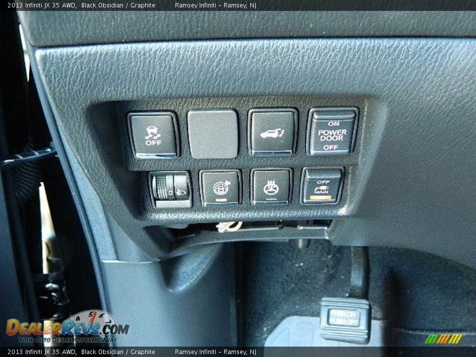 2013 Infiniti JX 35 AWD Black Obsidian / Graphite Photo #21