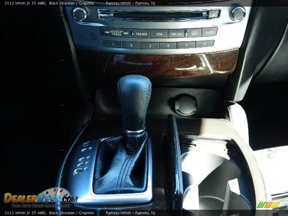 2013 Infiniti JX 35 AWD Black Obsidian / Graphite Photo #25