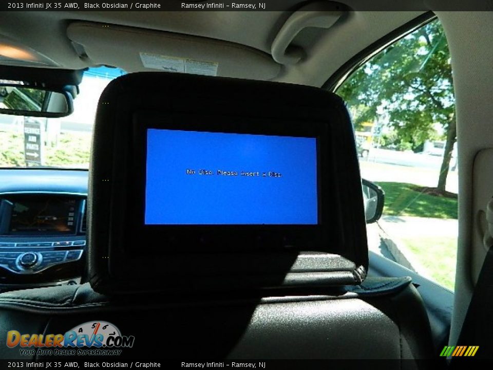 2013 Infiniti JX 35 AWD Black Obsidian / Graphite Photo #26