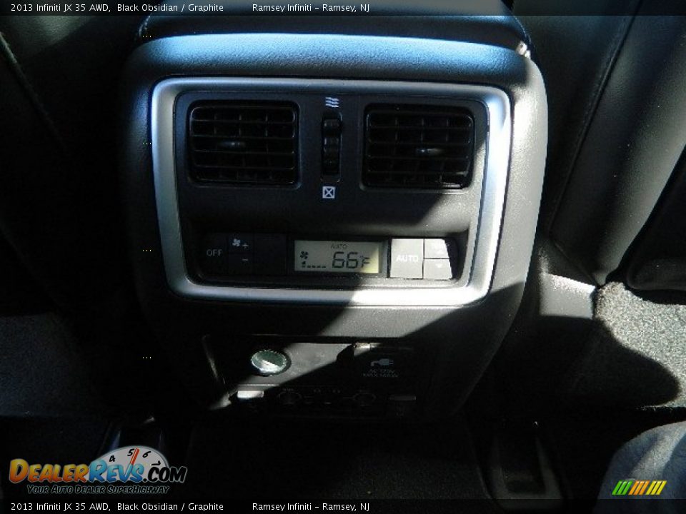 2013 Infiniti JX 35 AWD Black Obsidian / Graphite Photo #27