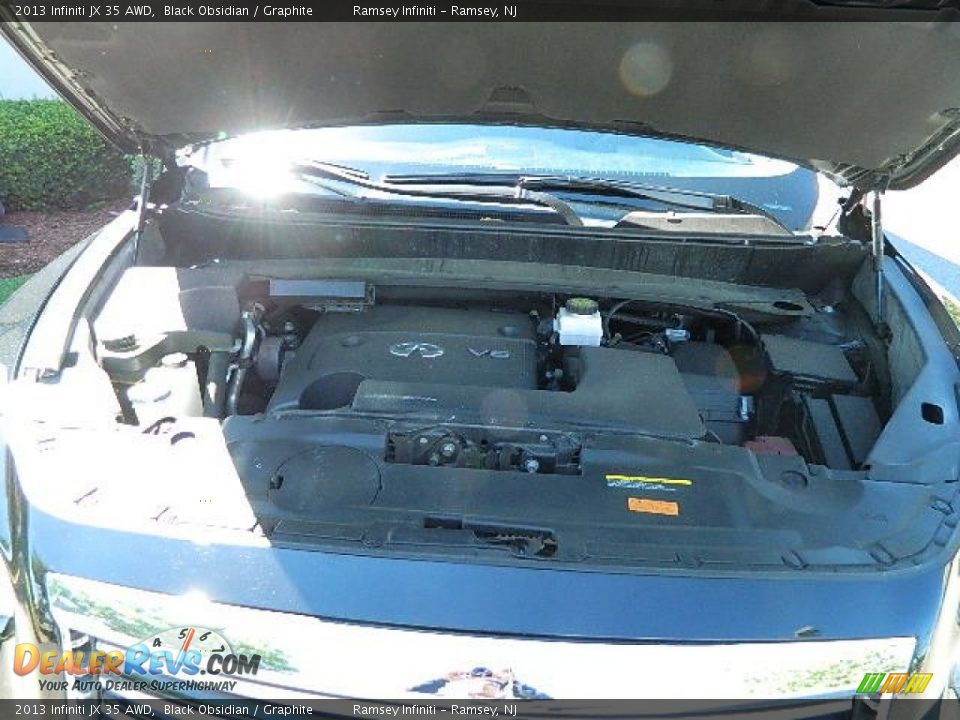 2013 Infiniti JX 35 AWD Black Obsidian / Graphite Photo #32