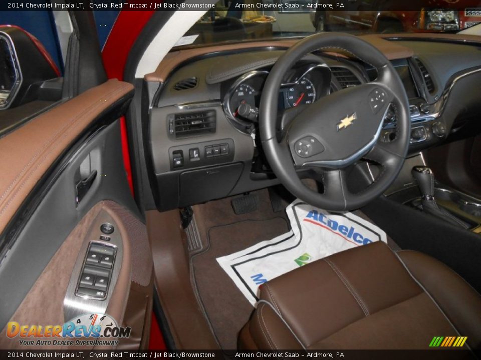 2014 Chevrolet Impala LT Crystal Red Tintcoat / Jet Black/Brownstone Photo #7