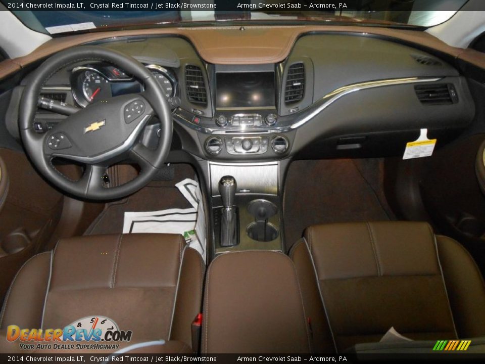 2014 Chevrolet Impala LT Crystal Red Tintcoat / Jet Black/Brownstone Photo #10