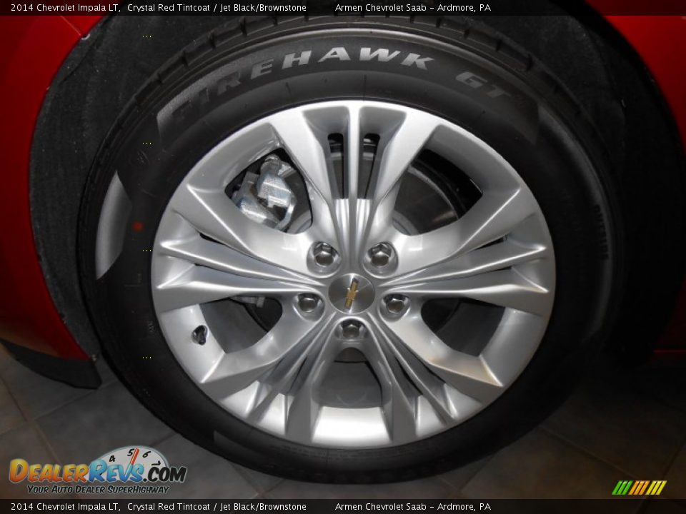 2014 Chevrolet Impala LT Crystal Red Tintcoat / Jet Black/Brownstone Photo #11