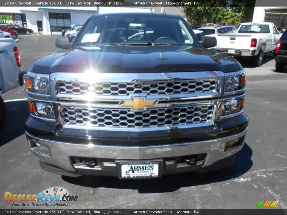 2014 Chevrolet Silverado 1500 LT Crew Cab 4x4 Black / Jet Black Photo #2
