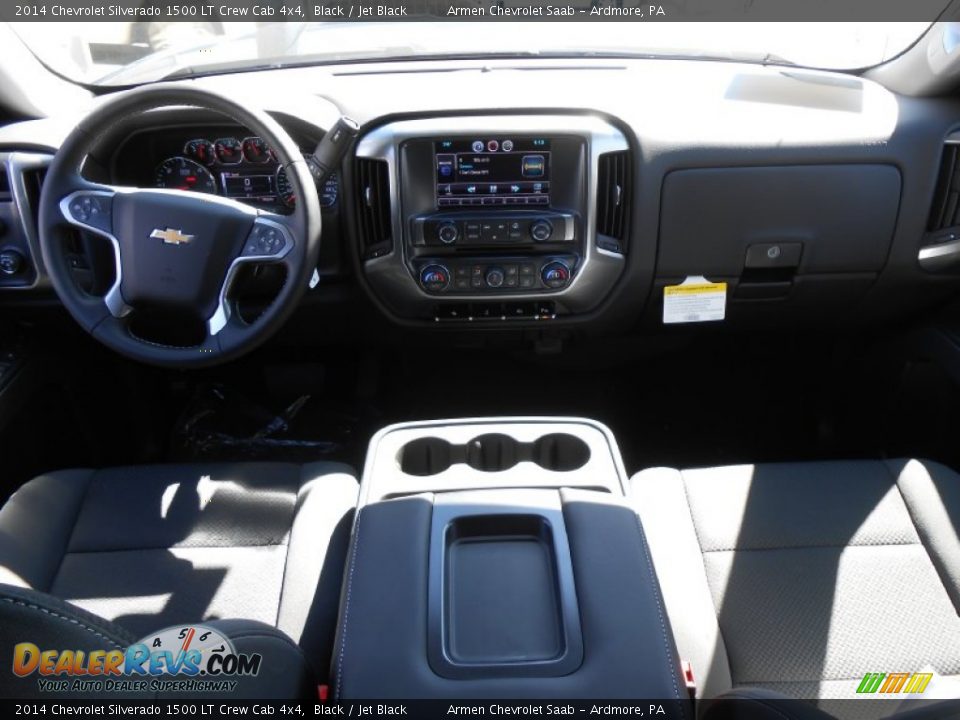 2014 Chevrolet Silverado 1500 LT Crew Cab 4x4 Black / Jet Black Photo #10