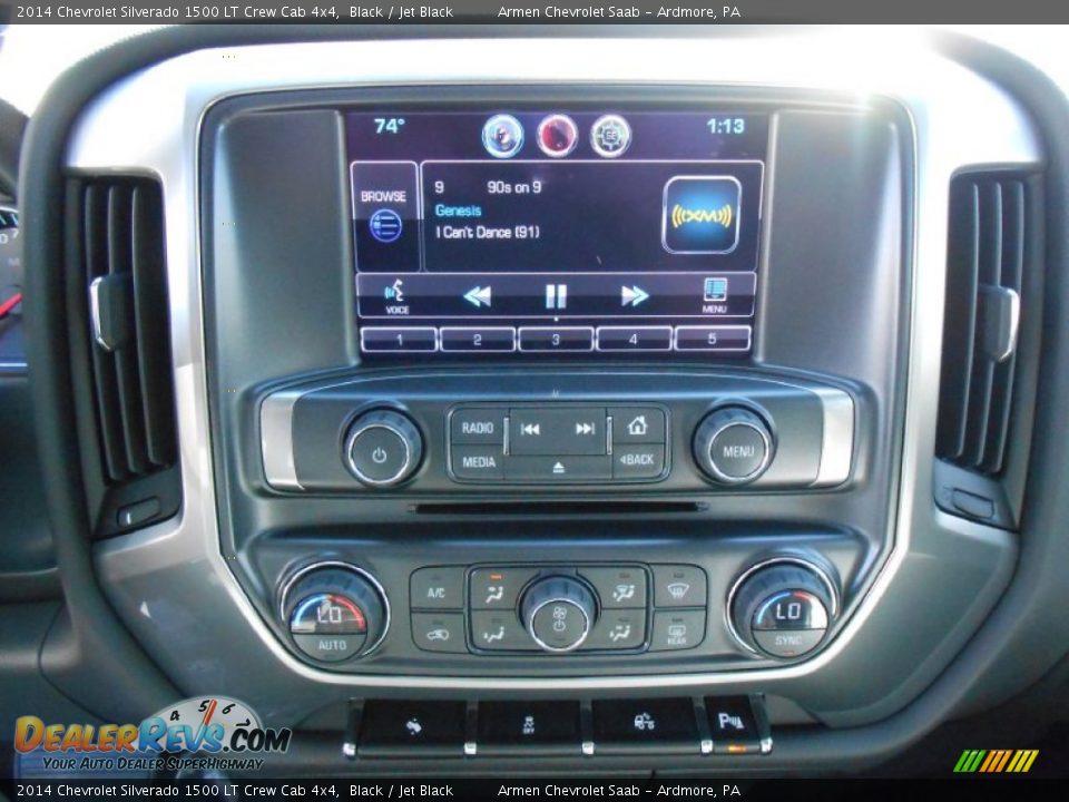 2014 Chevrolet Silverado 1500 LT Crew Cab 4x4 Black / Jet Black Photo #12