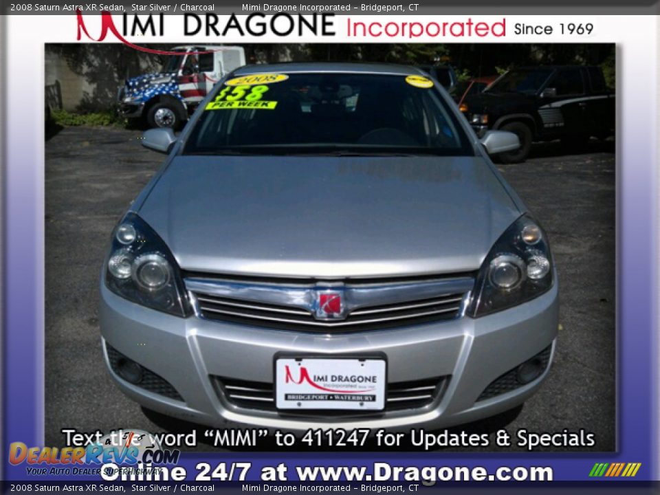 2008 Saturn Astra XR Sedan Star Silver / Charcoal Photo #2
