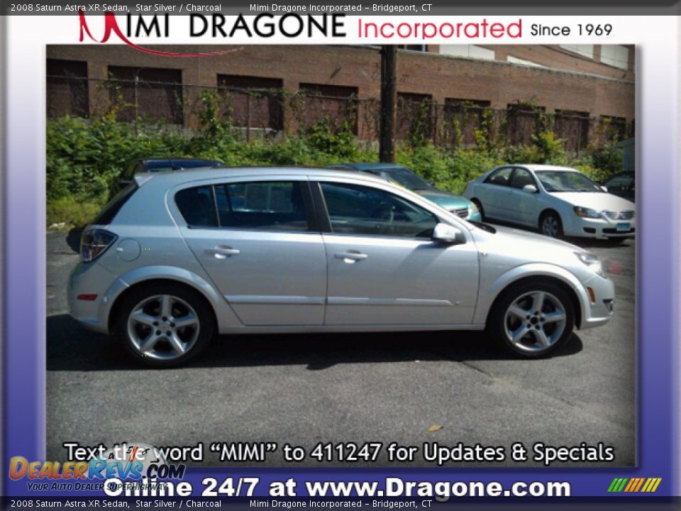 2008 Saturn Astra XR Sedan Star Silver / Charcoal Photo #5