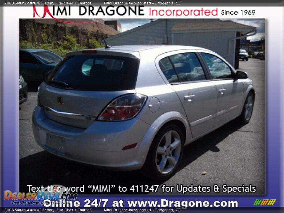 2008 Saturn Astra XR Sedan Star Silver / Charcoal Photo #6