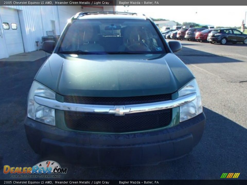 2005 Chevrolet Equinox LS AWD Meander Green Metallic / Light Gray Photo #3
